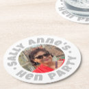 Zoek naar vrijgezellenfeest onderzetters Bruid