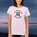 Zoek naar promotie tshirts Qr code