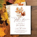 Zoek naar herfst uitnodigingen Elegant kalligrafie script