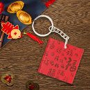 Zoek naar chinees karakter sleutelhangers Geluk