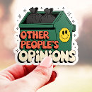 Zoek naar zelfvertrouwen stickers Motiverend