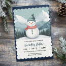 Zoek naar sneeuwman uitnodigingen Voor winterverjaardagsfeestje