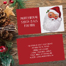 Zoek naar santa visitekaartjes Kerstmis