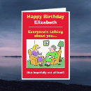 Zoek naar roddel kaarten Cartoon