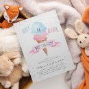Zoek naar baby party gender reveal uitnodigingen Jongen of meisje