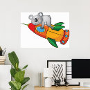 Zoek naar raketten posters Ruimtevaart