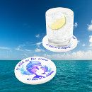 Zoek naar dolfijnen onderzetters Voor haar