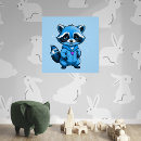 Zoek naar wasberen posters Schattige wasbeer