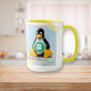 Zoek naar gekke pinguïn mokken Geek
