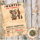 Zoek naar wanted uitnodigingen Cowboy