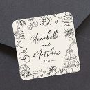Zoek naar witte lijnen stickers Koppel