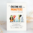 Zoek naar monster party uitnodigingen Voor kinderen