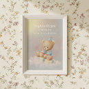 Zoek naar de eerste verjaardag van de baby posters Teddybeer