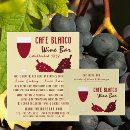 Zoek naar rode wijn visitekaartjes Druiven