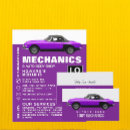 Zoek naar vintage auto visitekaartjes Mechanica