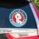 Zoek naar grote katten bumperstickers Voor hem/haar