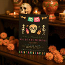 Zoek naar dia de los muertos uitnodigingen Skelet