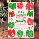 Zoek naar ugly christmas sweater uitnodigingen Modern