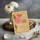 Zoek naar vintage floral uitnodigingen Floreel