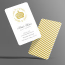 Zoek naar gouden kroon visitekaartjes Elegant