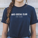 Zoek naar anti social tshirts Elk persoon