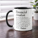 Zoek naar financiële analist mokken Collega