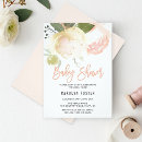 Zoek naar zwart en roze babyshower uitnodigingen Waterverf