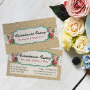 Zoek naar country chic visitekaartjes Rozen