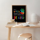 Zoek naar werelden posters Typografie