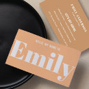 Zoek naar type visitekaartjes Typografie