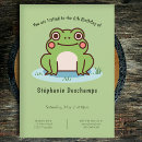 Zoek naar cartoon kikker uitnodigingen Dier