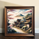 Zoek naar oude japanse posters Landschap