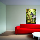 Zoek naar zebra kunst Bos