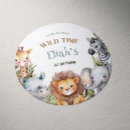 Zoek naar baby eerste verjaardag stickers Safaridieren