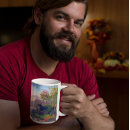 Zoek naar elanden mokken Voor hem