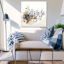 Zoek naar blauw bruin posters Abstract