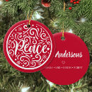 Zoek naar vrede ornamenten Voor hem/haar