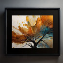 Zoek naar abstracte schilderijen posters Goud