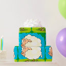 Zoek naar cartoon schapen cadeaupapier Wol