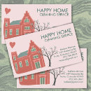 Zoek naar huis het schoonmaken visitekaartjes Modern