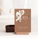 Zoek naar orchideeën tafelkaarten Boho