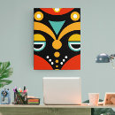 Zoek naar afrikaans masker posters Illustratie