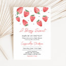 Zoek naar strawberry babyshower uitnodigingen Zomer