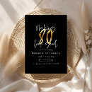 Zoek naar zwart goud verjaardag uitnodigingen Stijlvol