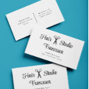 Zoek naar kapsel visitekaartjes Zwart wit