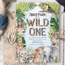 Zoek naar wild animal party uitnodigingen Baby jongetje
