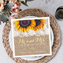 Zoek naar jute servetten Zonnebloemen