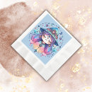 Zoek naar koningin servetten Blauw