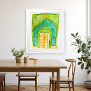 Zoek naar pauwen kunst Waterverf