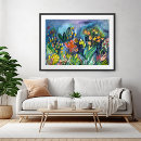 Zoek naar bloemen landschap posters Kleurrijk